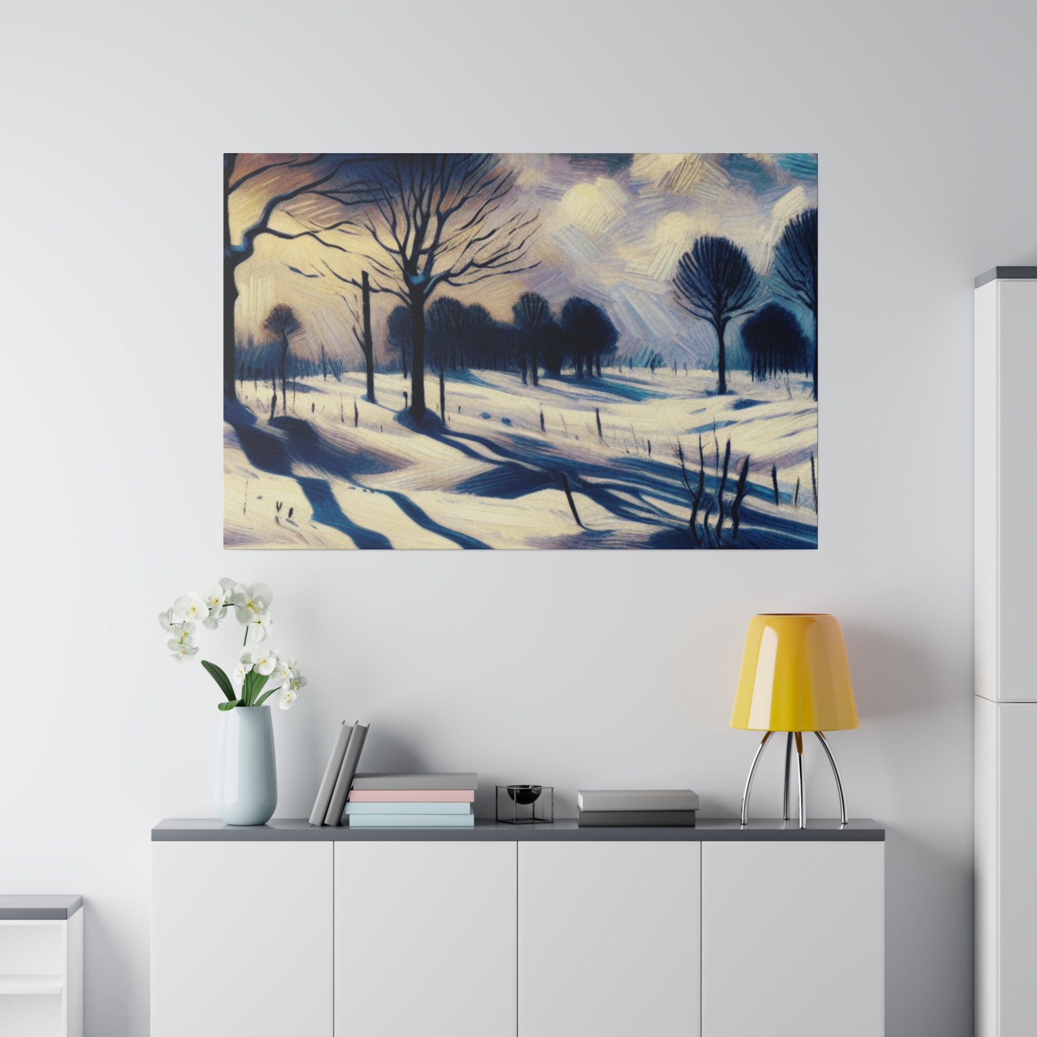 Whisper of Winter Snowscape Epoch Winter Painting Canvas