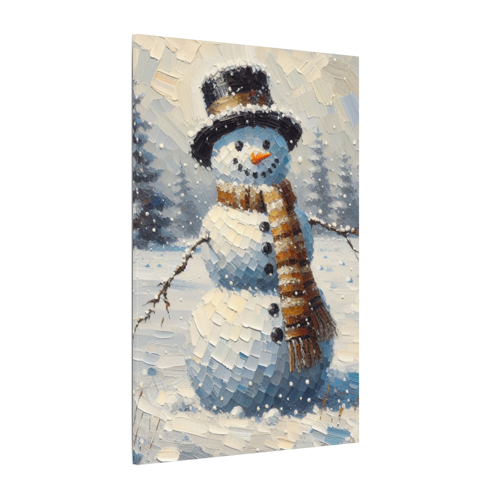 Rustic Snowman Canvas