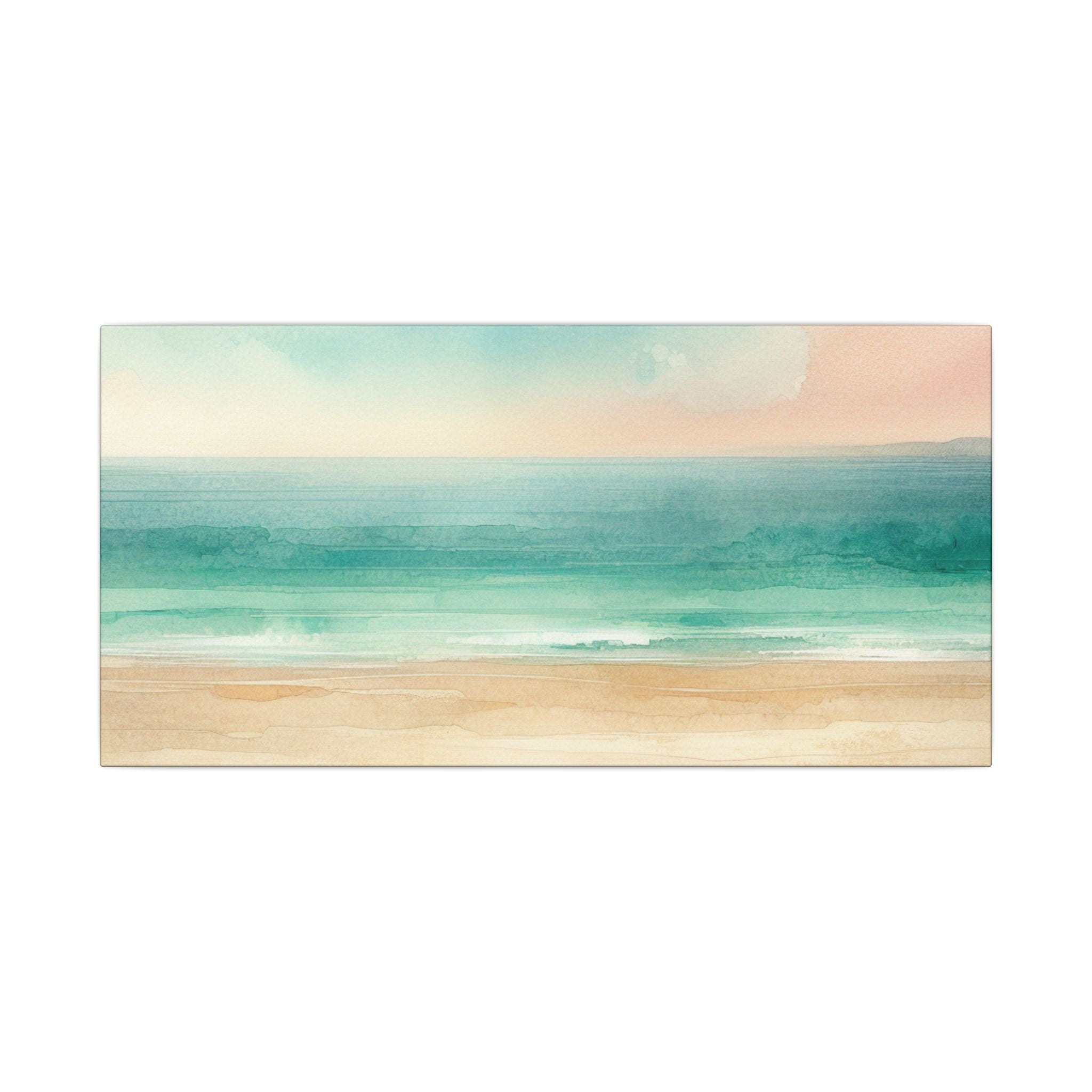 Tranquil Beach & Sky Canvas