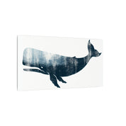 Weathered Whale Canvas