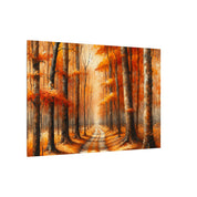Autumn Forest Path Canvas