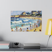 Seaside Serenity Coastal Decor Beach Painting Canvas