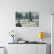 Whispers of Winter Past Snowscape Winter Painting Canvas