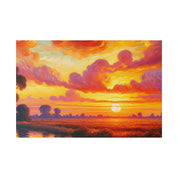 Solaris Meltdown Harmony Sunset Painting Canvas