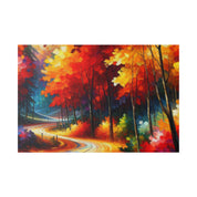 Harvest Aura Symphony Fall Painting Canvas