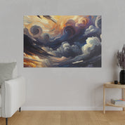 Storm's Silent Symphony Landscape Painting Canvas