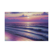 Tide Whispers Beach Painting Canvas