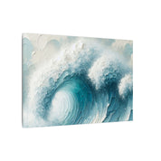 Crashing Blue Canvas