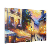 Parisian Dreamscape Mosaic French Street Painting Canvas