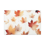 Falling Leaves Minimalist Canvas