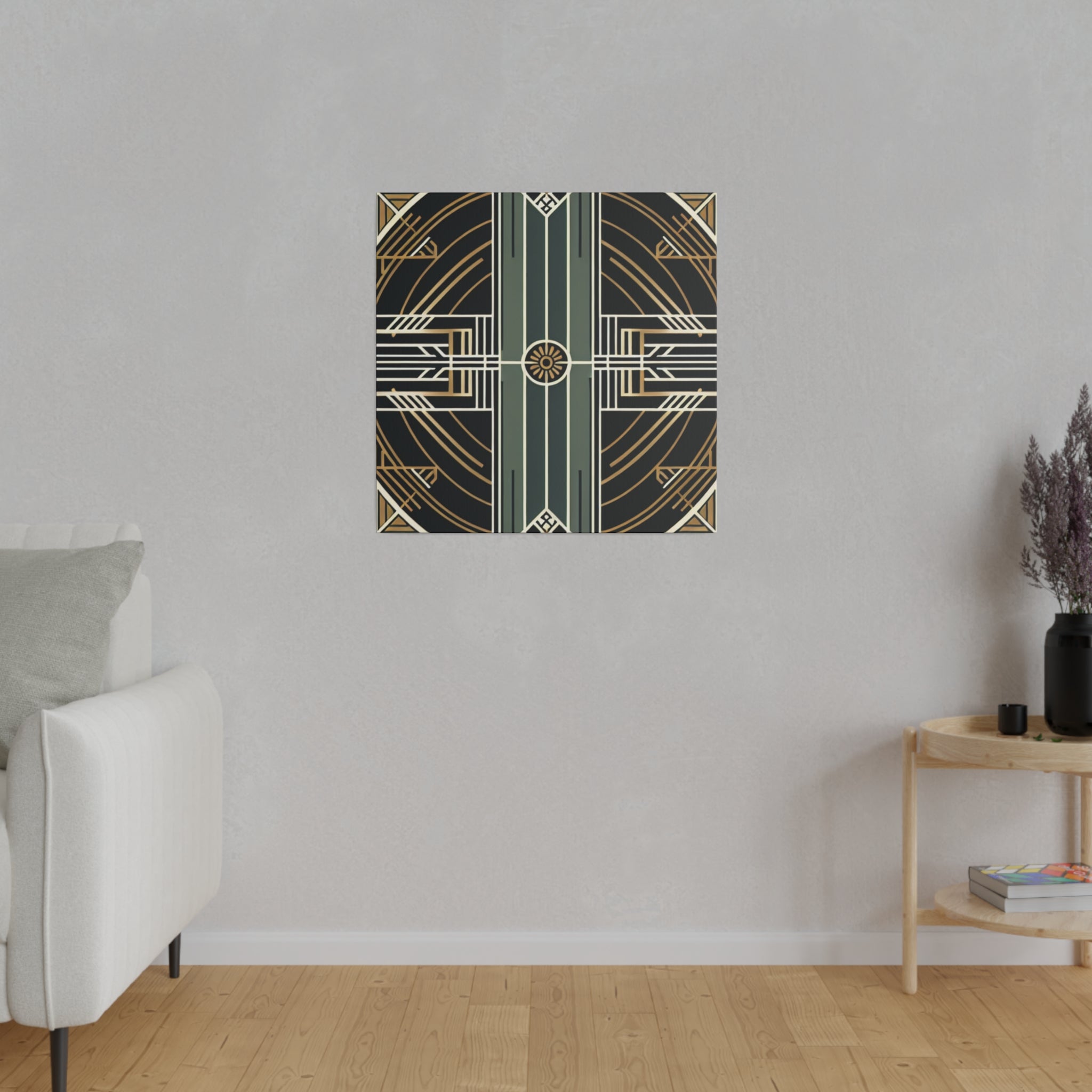 Deco Elegance Symphony Art Deco Wall Art Canvas