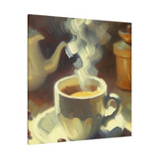 Impressionist Coffee Artwork Coffee Painting Canvas