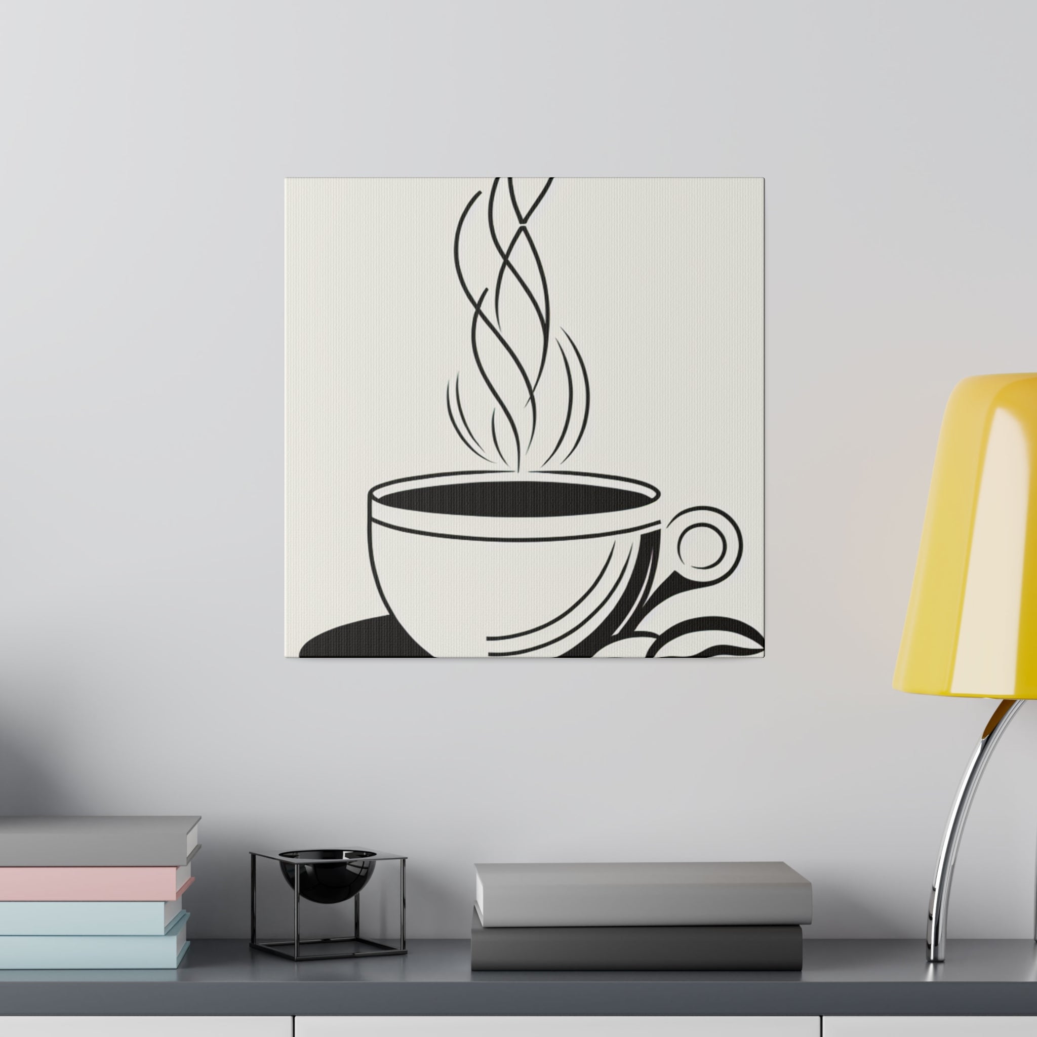 Minimalist Mastery: Coffee Canvas Unveiled Coffee Art Canvas