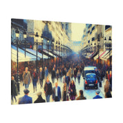 Rue d'Art Vivant French Street Painting Canvas