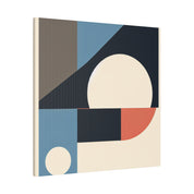 Mid Century Geometric Abstract Wall Art Canvas