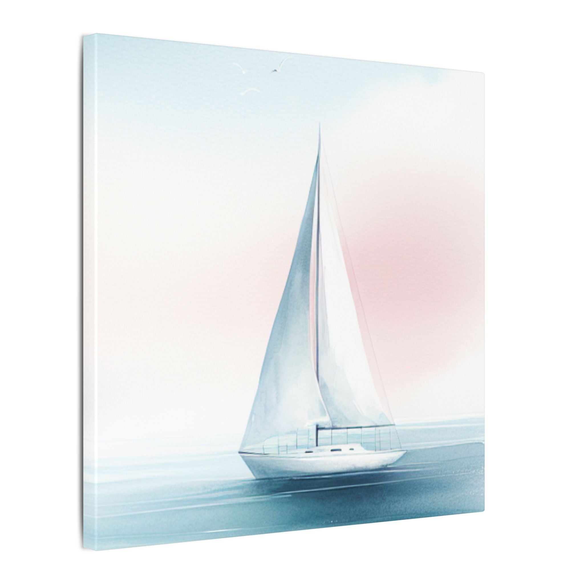 Sailboat in Quiet Waters Canvas
