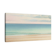 Sunset Serenity: An Ocean Beach Canvas Painting Coastal Wall Art Canvas