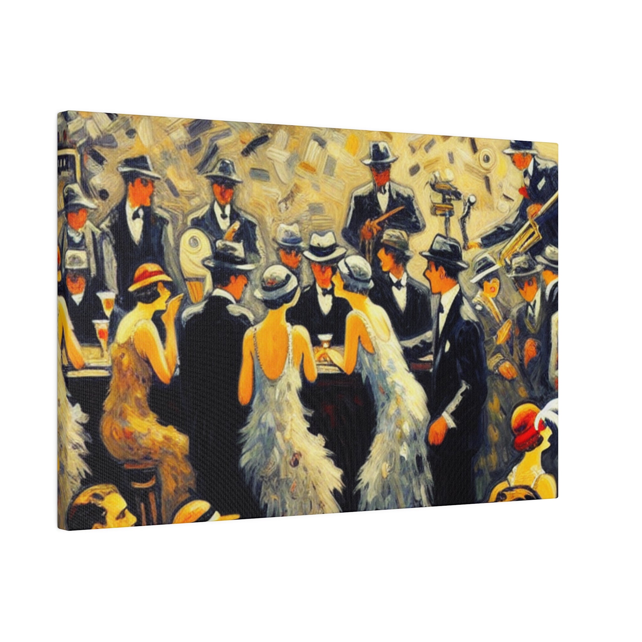 Prohibition Secret Haven Retro Speakeasy Bar Art Canvas