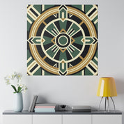 Gatsby Glamour Deco Pattern Art Deco Wall Art Canvas