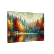 Reflections of Autumn Lake Canvas