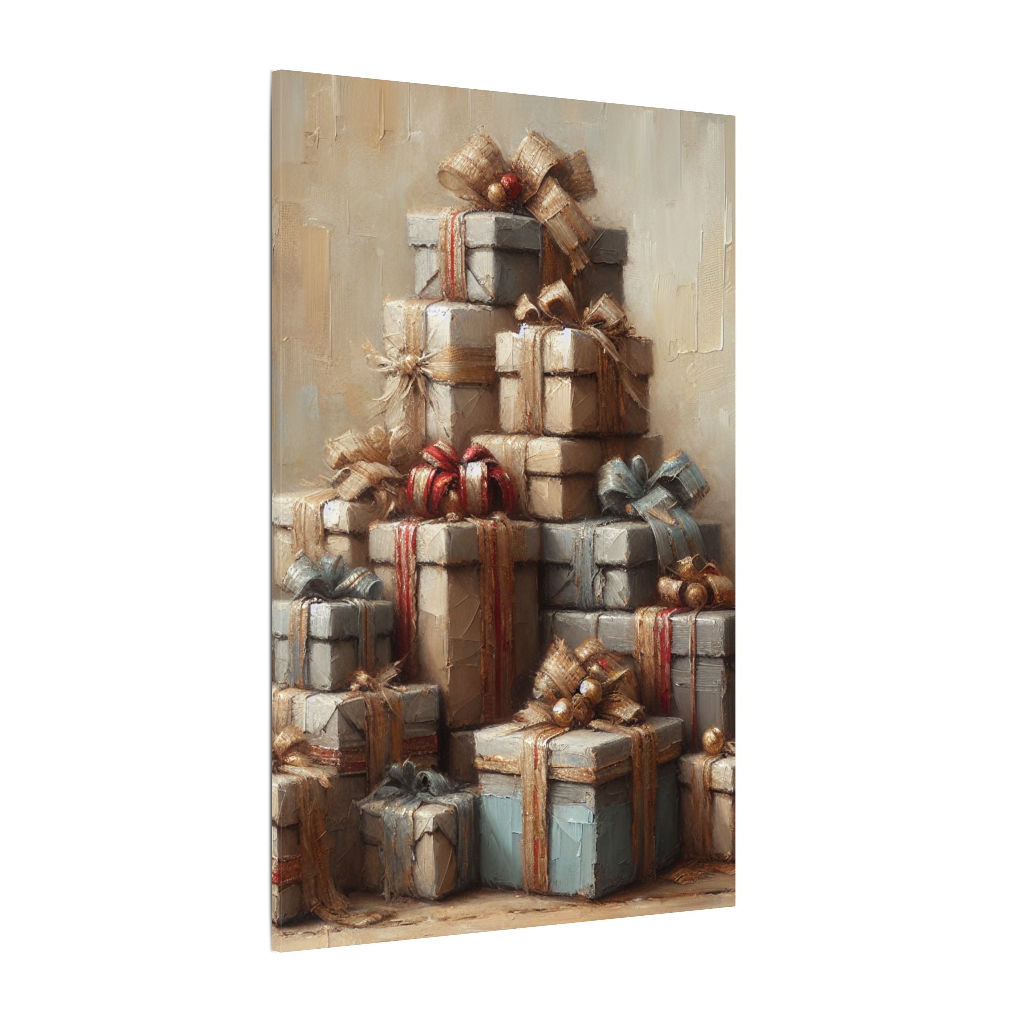 Rustic Christmas Gifts Canvas