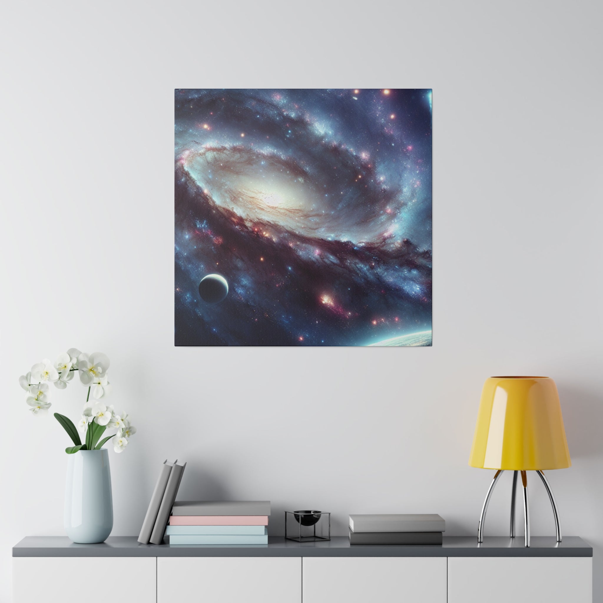 Celestial Body Cosmic Galaxy Space Art Canvas