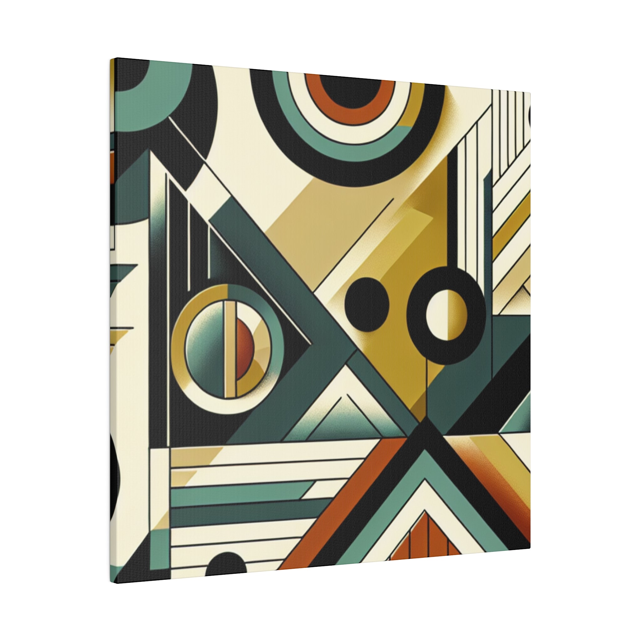 Kaleidoscopic Perceptions Geometric Symphony Geometric Painting Canvas