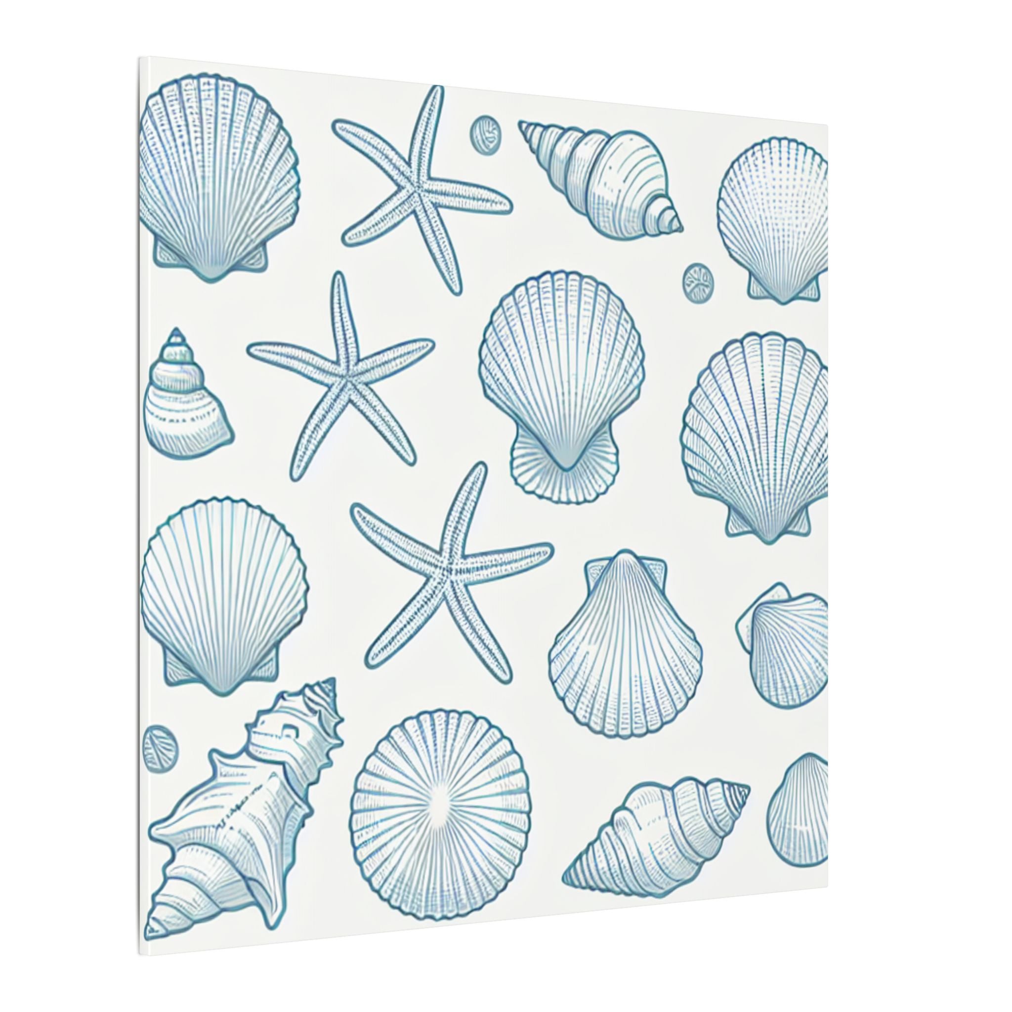 Ocean Etchings Canvas