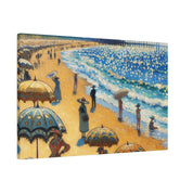 Seashore Reverie Coastal Decor Impressionist Beach Painting Canvas