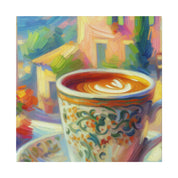 Brewed Delight Turkish Coffee Painting Canvas