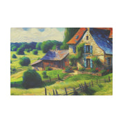 Rustic Homestead Hues Farmhouse Painting Canvas