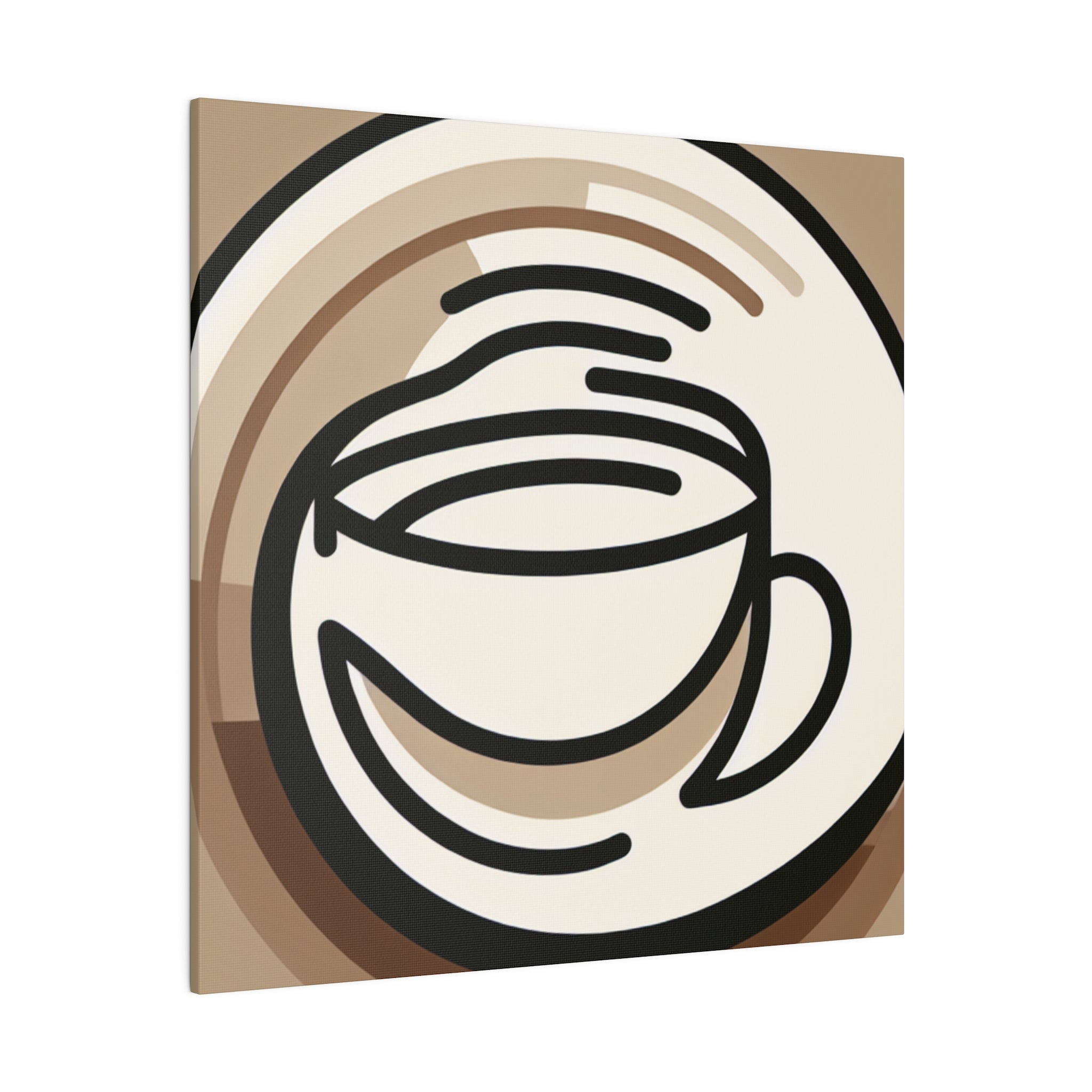 Ambient Cafe Art Minimalism Coffee Wall Art Canvas