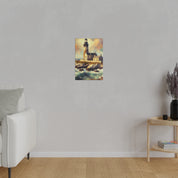 Beacon Illumination Coastal Wall Art Lighthouse Painting Canvas