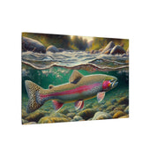 Rainbow Trout in Forest Brook Canvas