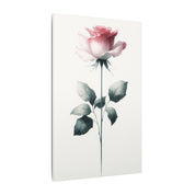Minimalist Rose Flower Canvas