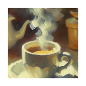 Impressionist Coffee Artwork Coffee Painting Canvas