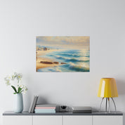 Seashore Reverie Coastal Beach Painting Canvas