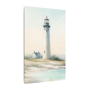 Coastal Morning Lighthouse Canvas