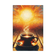 Rustic Sunshine Coffee Canvas
