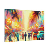 Vivid Miami Mosaic Miami Street Painting Canvas