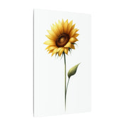 Minimalist Sunflower Canvas