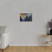 Dropping Sun On The Forest Painting Canvas