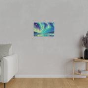 Aurora Winter Dreams Northern Lights Painting Canvas