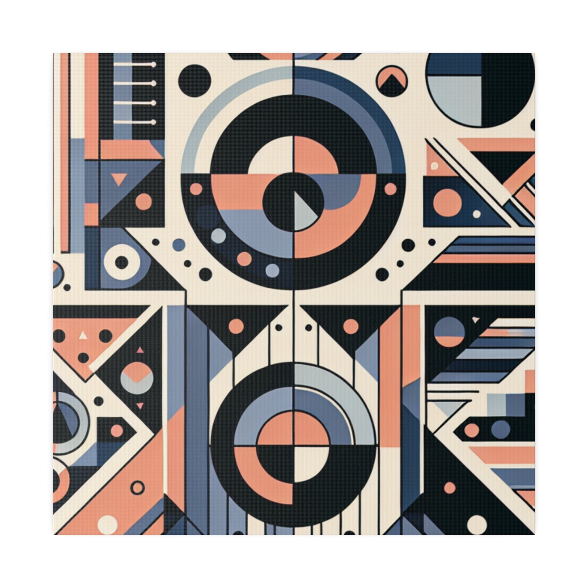 Geometry Extravaganza Geometric Painting Canvas