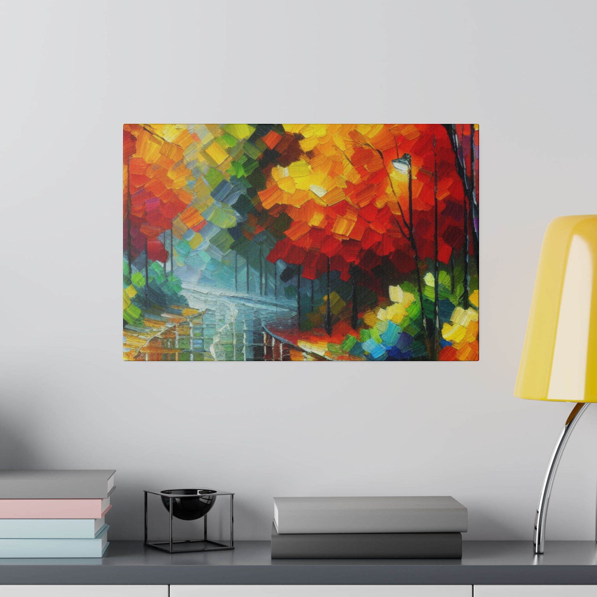 Autumn Whisper Hues Fall Painting Canvas