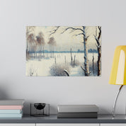 An Expressionist Snowscape Chronicle Winter Painting Canvas