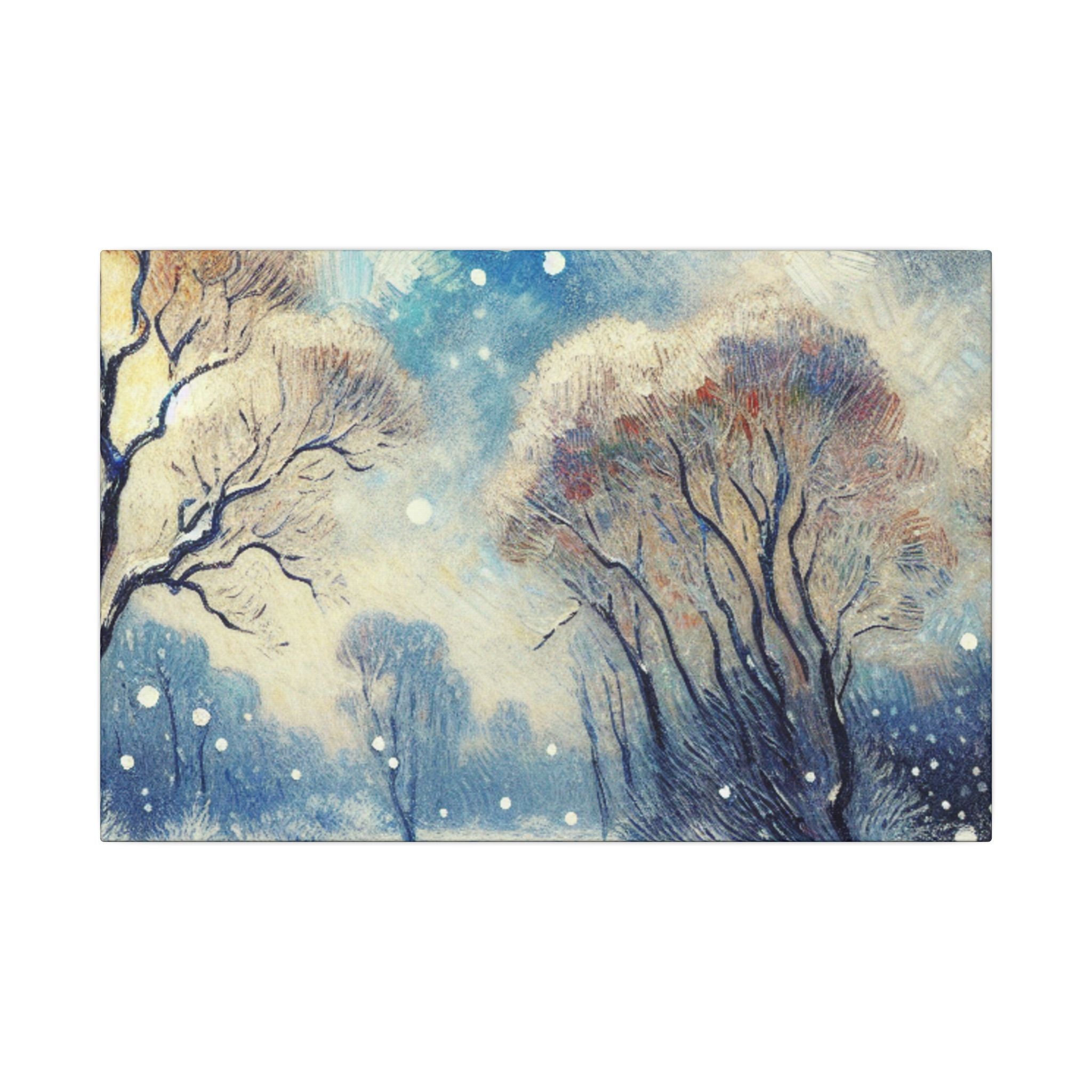 Winter Wonderland Sky Canvas