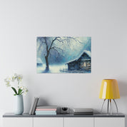 Snow Mystery of Yesteryears Winter Painting Canvas