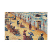 Seashore Nostalgia Beach Painting Canvas