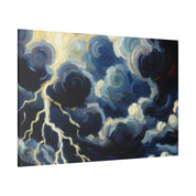 Storm's Ethereal Dance Landscape Painting Canvas